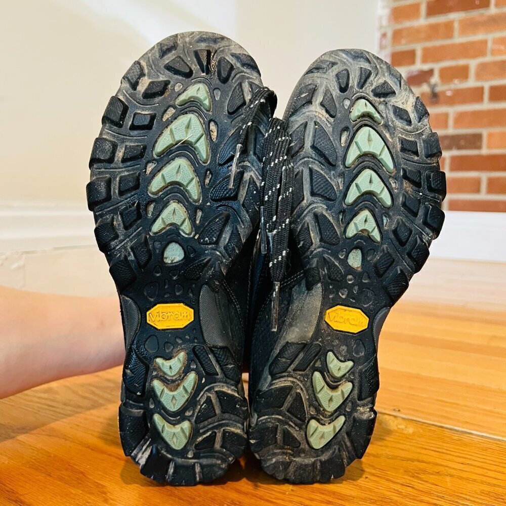 VERY NICE AHNU VIBRAM RUBBER WATERPROOF HIKING BOOTS WOMEN'S SIZE US 6.5 - Picture 6 of 16